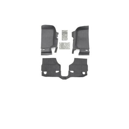 BedRug Jeep Bedtred 11-18 JK 2Dr Front 3Pc Floor Kit - Charcoal (Includes Heat Shields) Floor Liner Kit 3 pc.