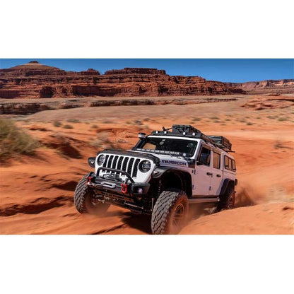 BUSHWACKER | Black Jeep Cutout Style Textured Finish 4-Piece Fender Flare Set For 1999-2004 Jeep Grand Cherokee Bushwacker | 10926-08