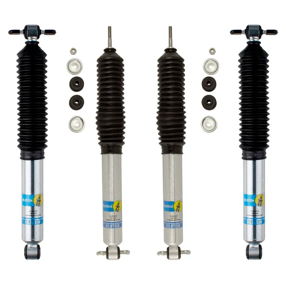 Bilstein Shocks TJ 0-2" (FRONT+REAR) 24-293099 + 24-293105 high-performance shock absorber set for Jeep TJ 1997-2006.