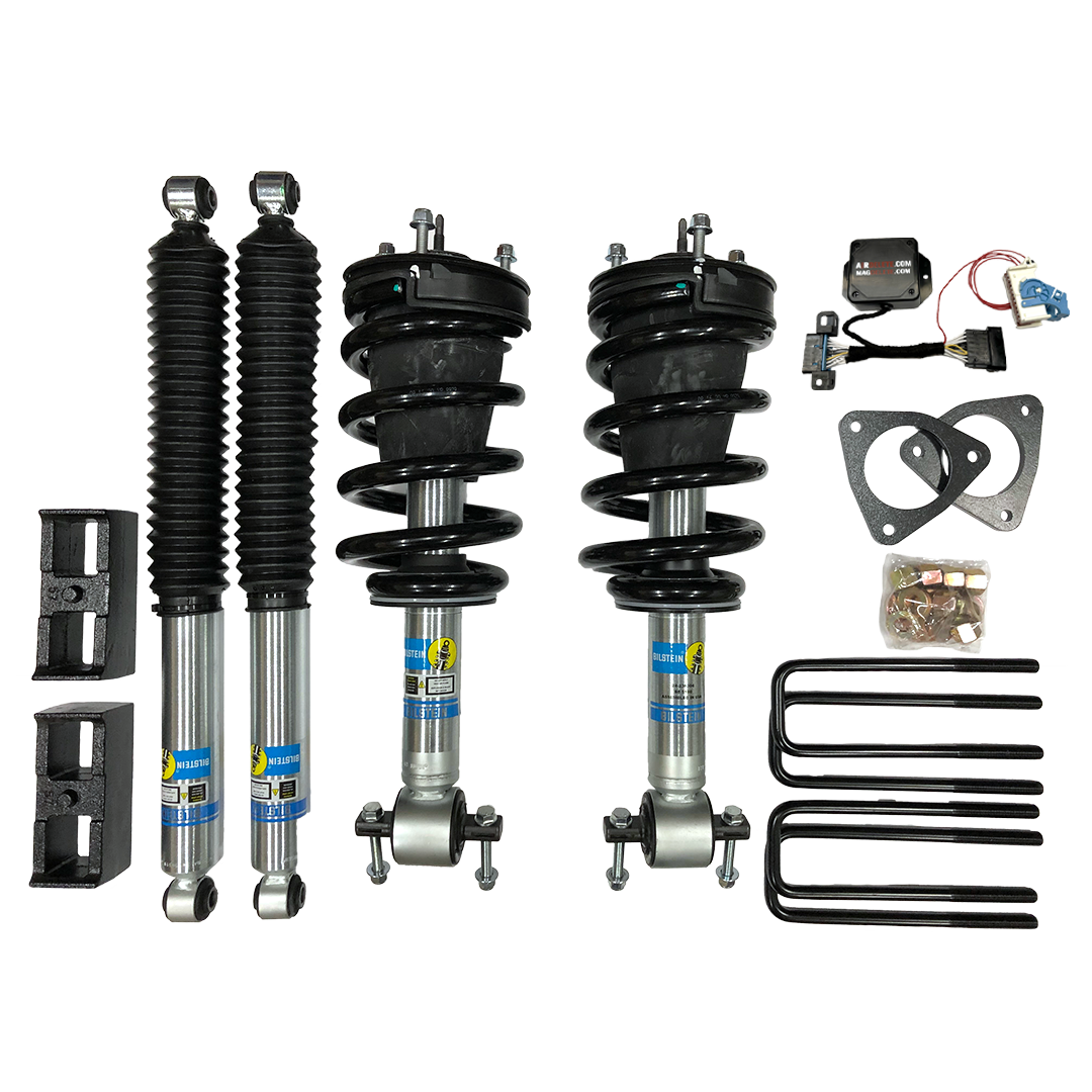 MAGDELETE Bilstein 5100 MagneRide Conversion Kit for 15–18 Sierra 1500 / 16–17 Silverado High Country High Desert