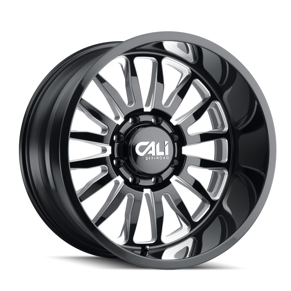 CALI OFF-ROAD SUMMIT 9110 GLOSS BLACK/MILLED SPOKES