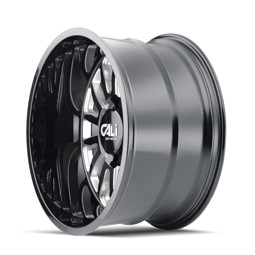 CALI OFF-ROAD SUMMIT 9110 GLOSS BLACK/MILLED SPOKES