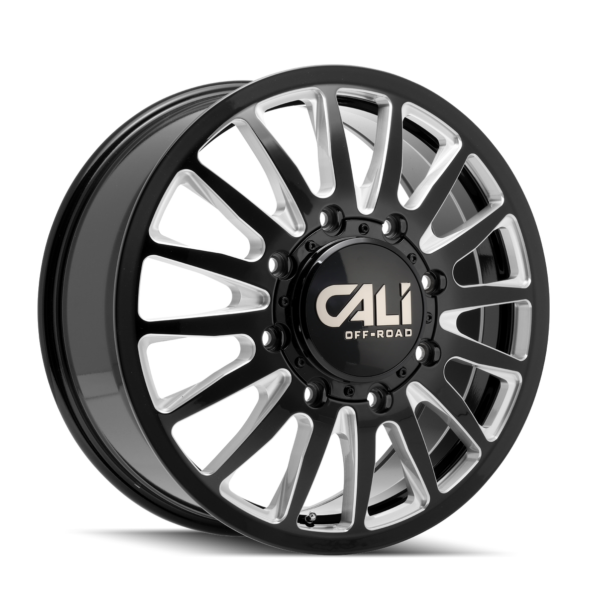 CALI OFF-ROAD SUMMIT DUALLY 9110D GLOSS BLACK MILLED