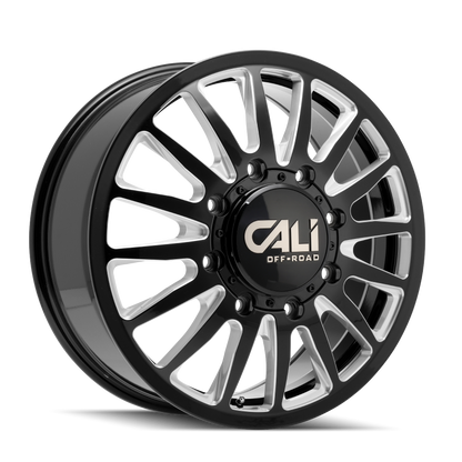 CALI OFF-ROAD SUMMIT DUALLY 9110D GLOSS BLACK MILLED
