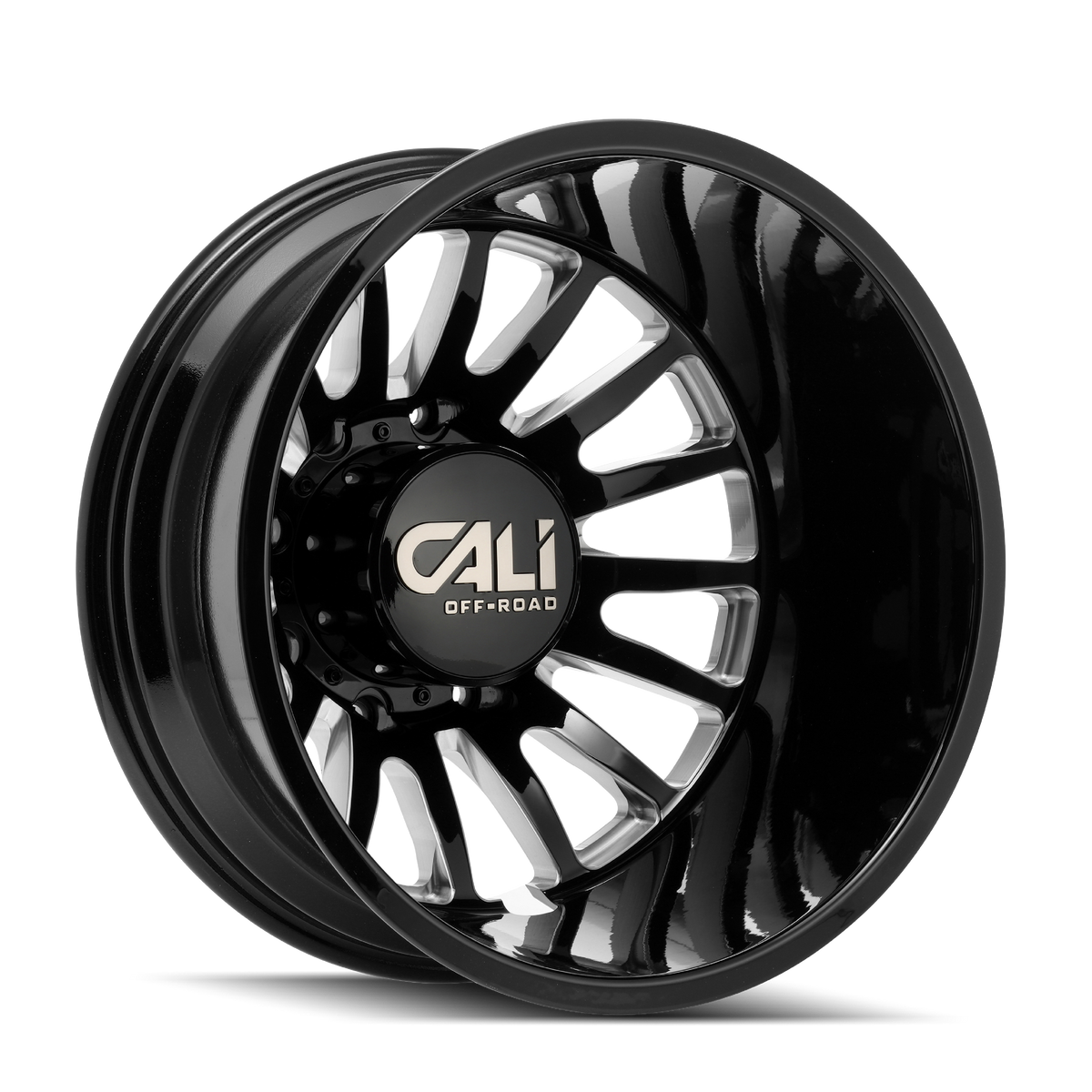 CALI OFF-ROAD SUMMIT DUALLY 9110D GLOSS BLACK MILLED