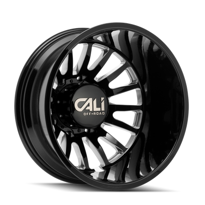CALI OFF-ROAD SUMMIT DUALLY 9110D GLOSS BLACK MILLED