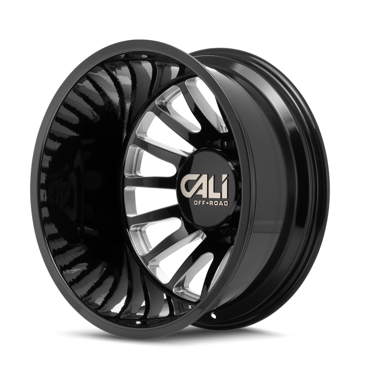 CALI OFF-ROAD SUMMIT DUALLY 9110D GLOSS BLACK MILLED