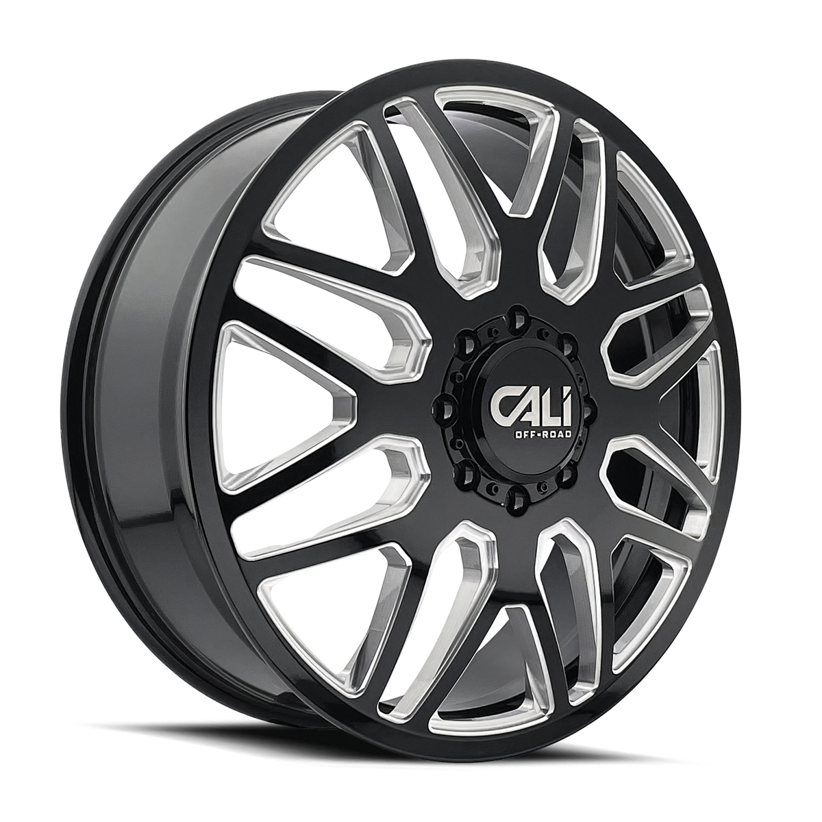 CALI OFF-ROAD INVADER DUALLY 9115D GLOSS BLACK MILLED