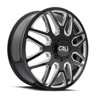 CALI OFF-ROAD INVADER DUALLY 9115D GLOSS BLACK MILLED