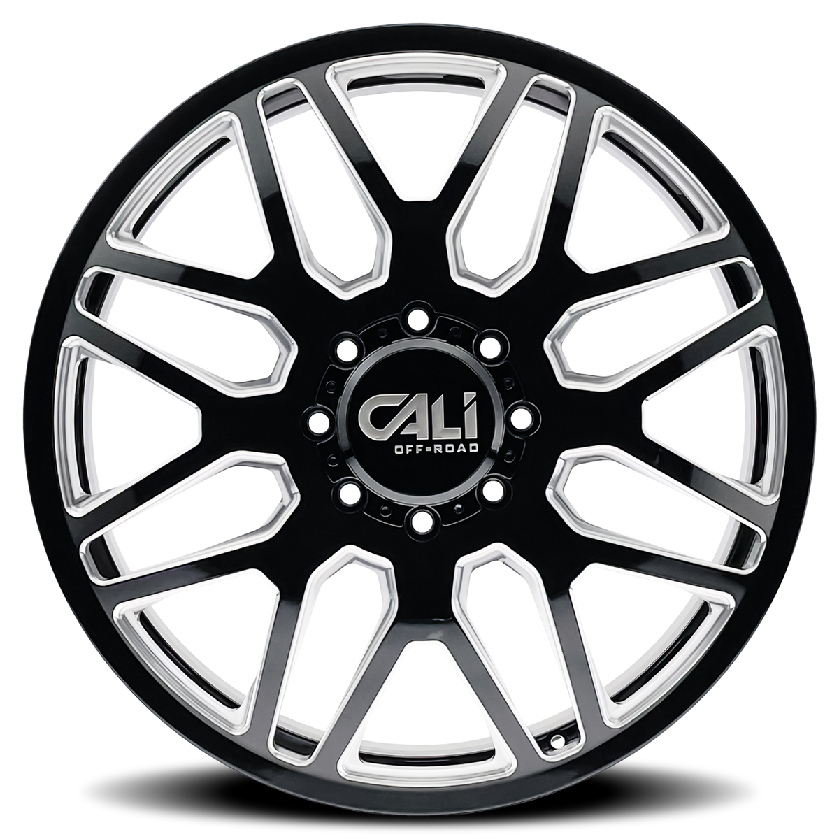 CALI OFF-ROAD INVADER DUALLY 9115D GLOSS BLACK MILLED