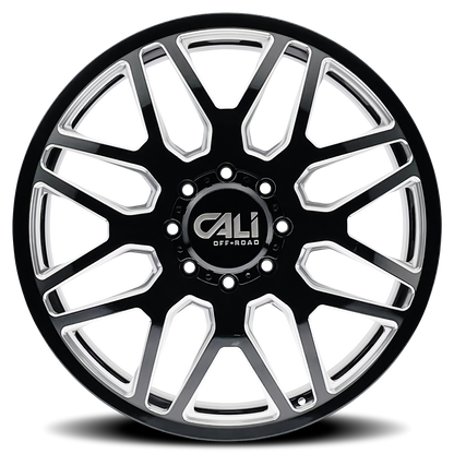 CALI OFF-ROAD INVADER DUALLY 9115D GLOSS BLACK MILLED