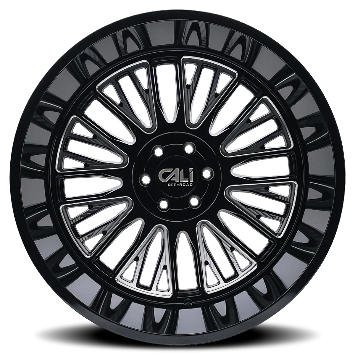 CALI OFF-ROAD VERTEX 9116 GLOSS BLACK MILLED
