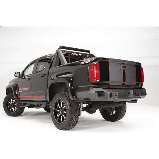Fab Fours Premium Rear Bumper 2 Stage Black Powder Coated l CC15-W3350-1