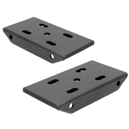 ROCKJOCK 76-86 Jeep Cj Front Hd Leaf Spring Plates PairI CE-9031