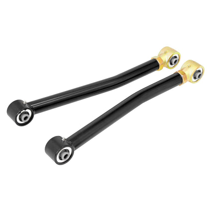 ROCKJOCK 07-18 Wrangler Jk Front Lower Adj Johnny Joint Control Arms Pair  I CE-9807FLA