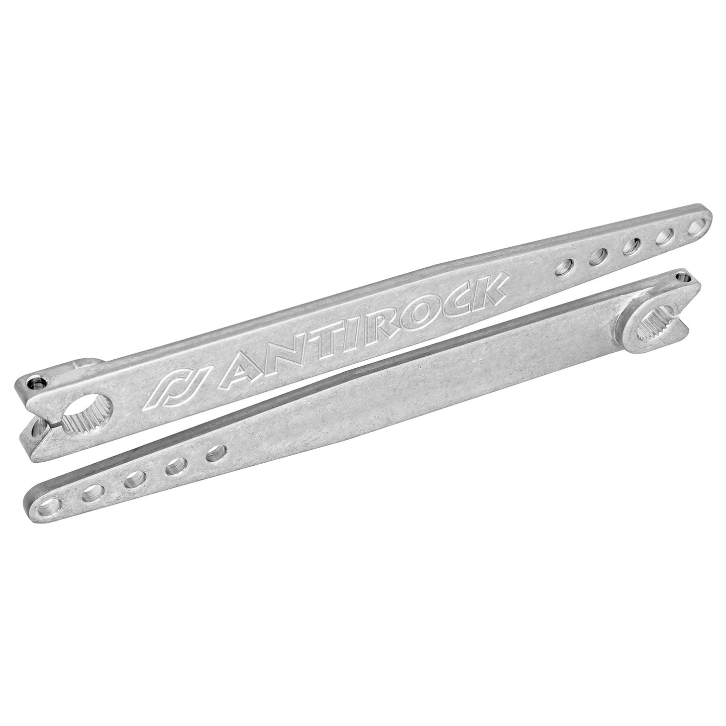 ROCKJOCK 18In Long Antirock Aluminum Sway Bar Arms Front Pair I CE-9904-18M