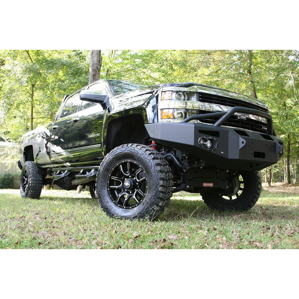 FAB FOURS CH14-C3052-1 Premium Winch Front Bumper