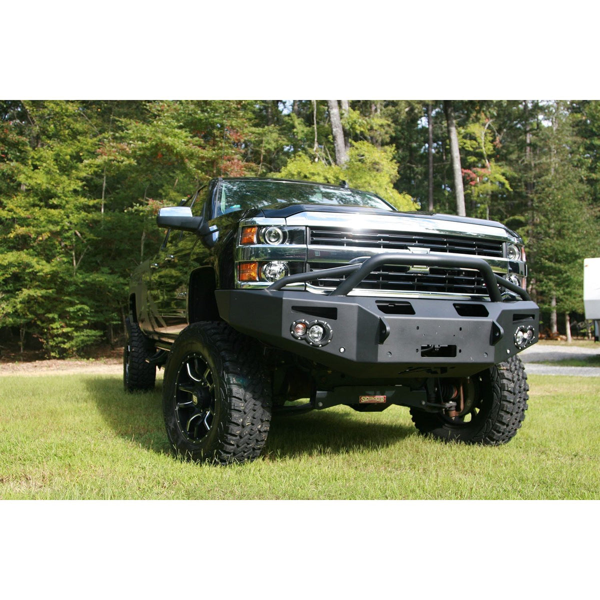 FAB FOURS CH14-C3052-1 Premium Winch Front Bumper
