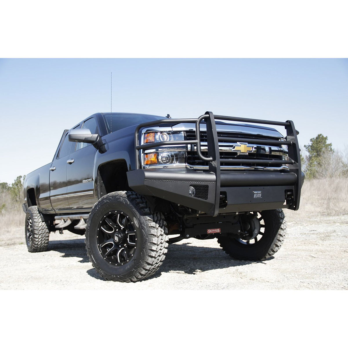 FAB FOURS CH14-Q3060-1 Elite Front Ranch Bumper