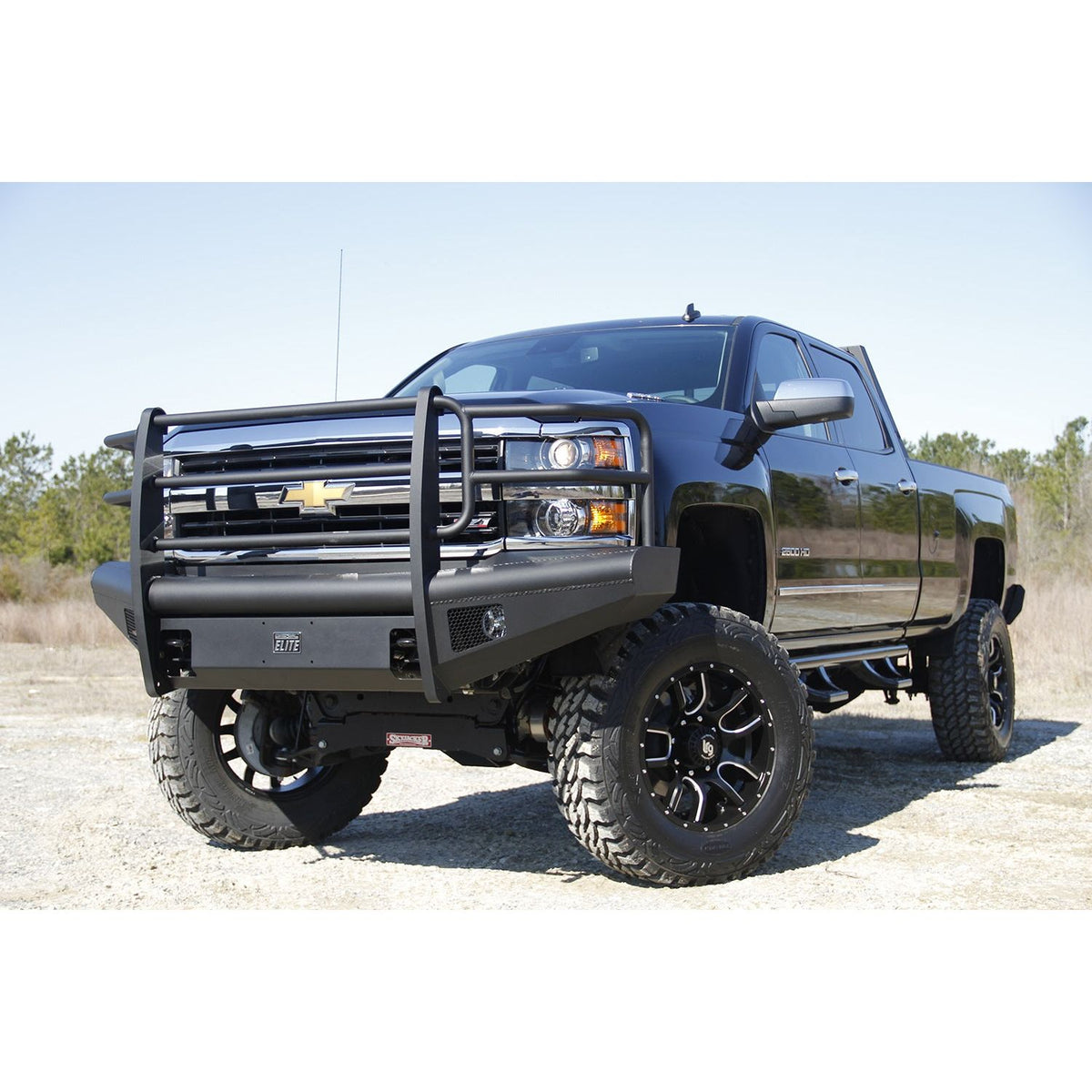 FAB FOURS CH14-Q3060-1 Elite Front Ranch Bumper