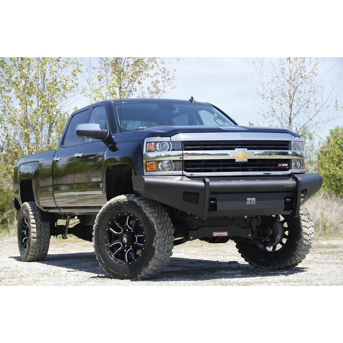 FAB FOURS CH14-Q3061-1 Elite Front Ranch Bumper