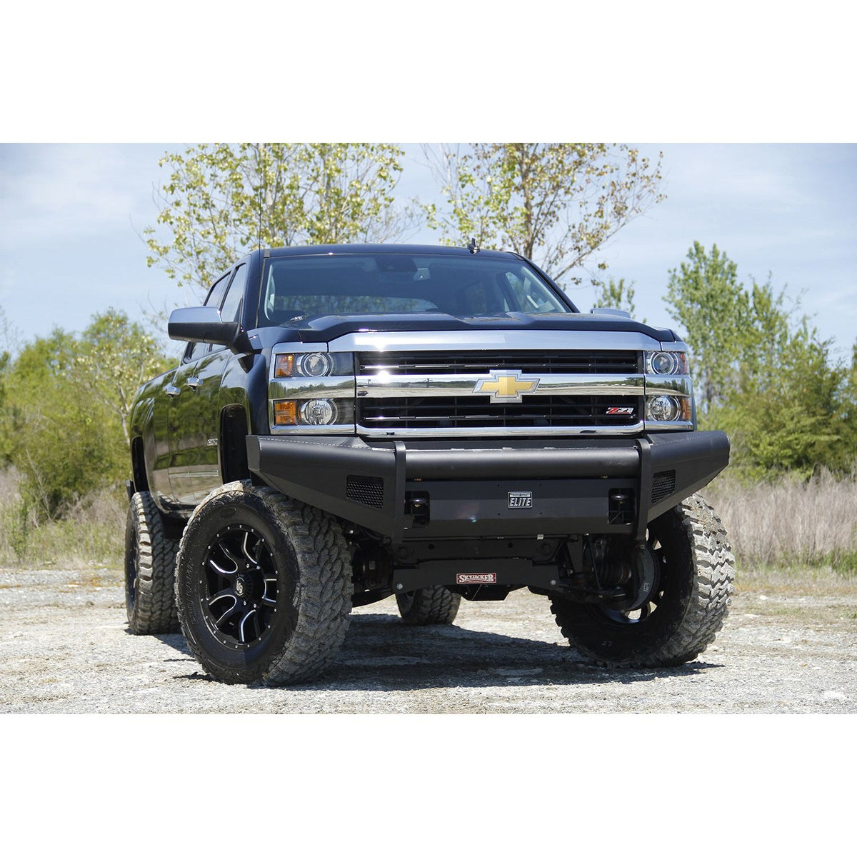 FAB FOURS CH14-Q3061-1 Elite Front Ranch Bumper