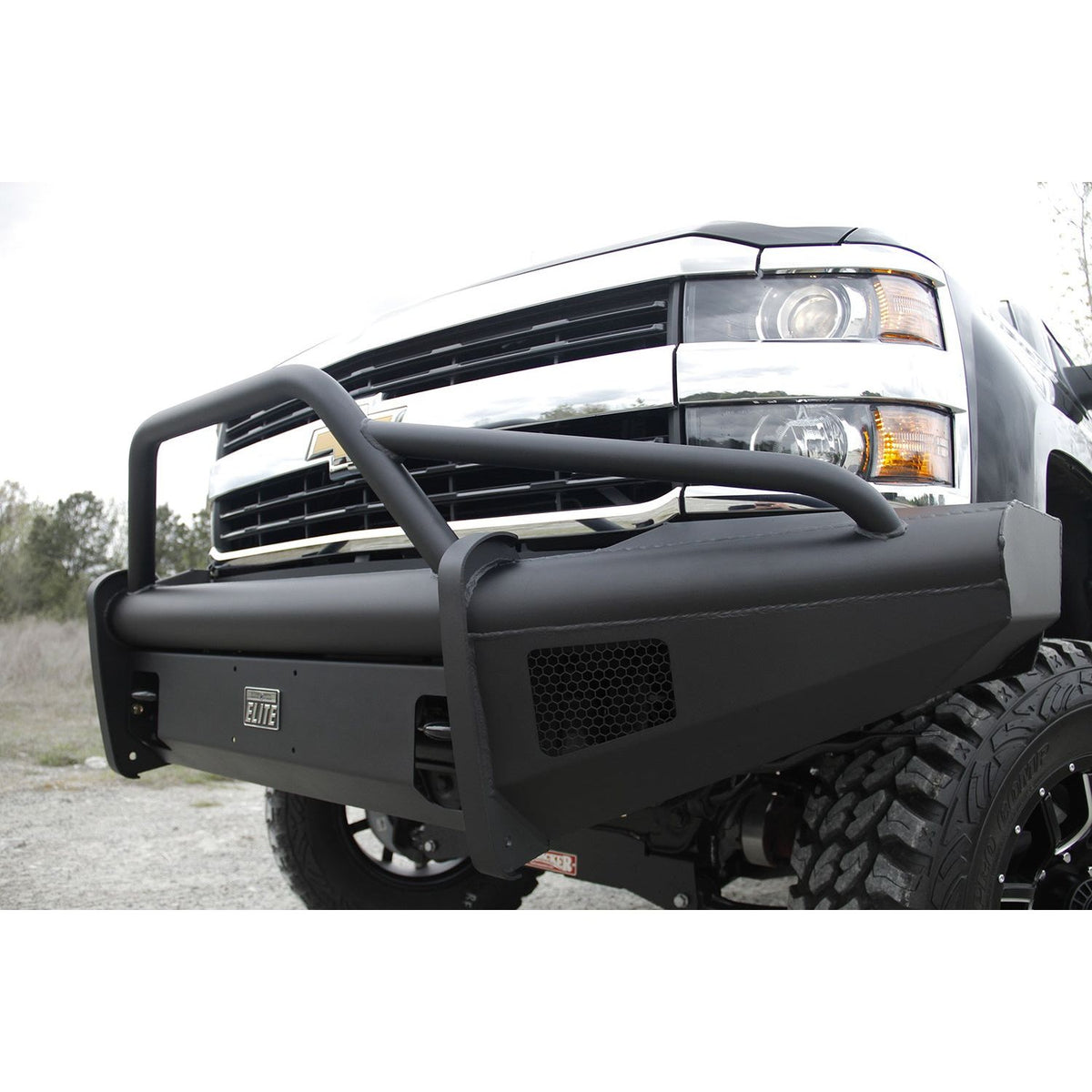FAB FOURS CH14-Q3062-1 Elite Front Ranch Bumper
