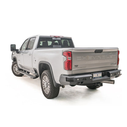 Fab Fours Premium Rear Bumper  2 Stage Black Powder Coat l CH20-W4951-1