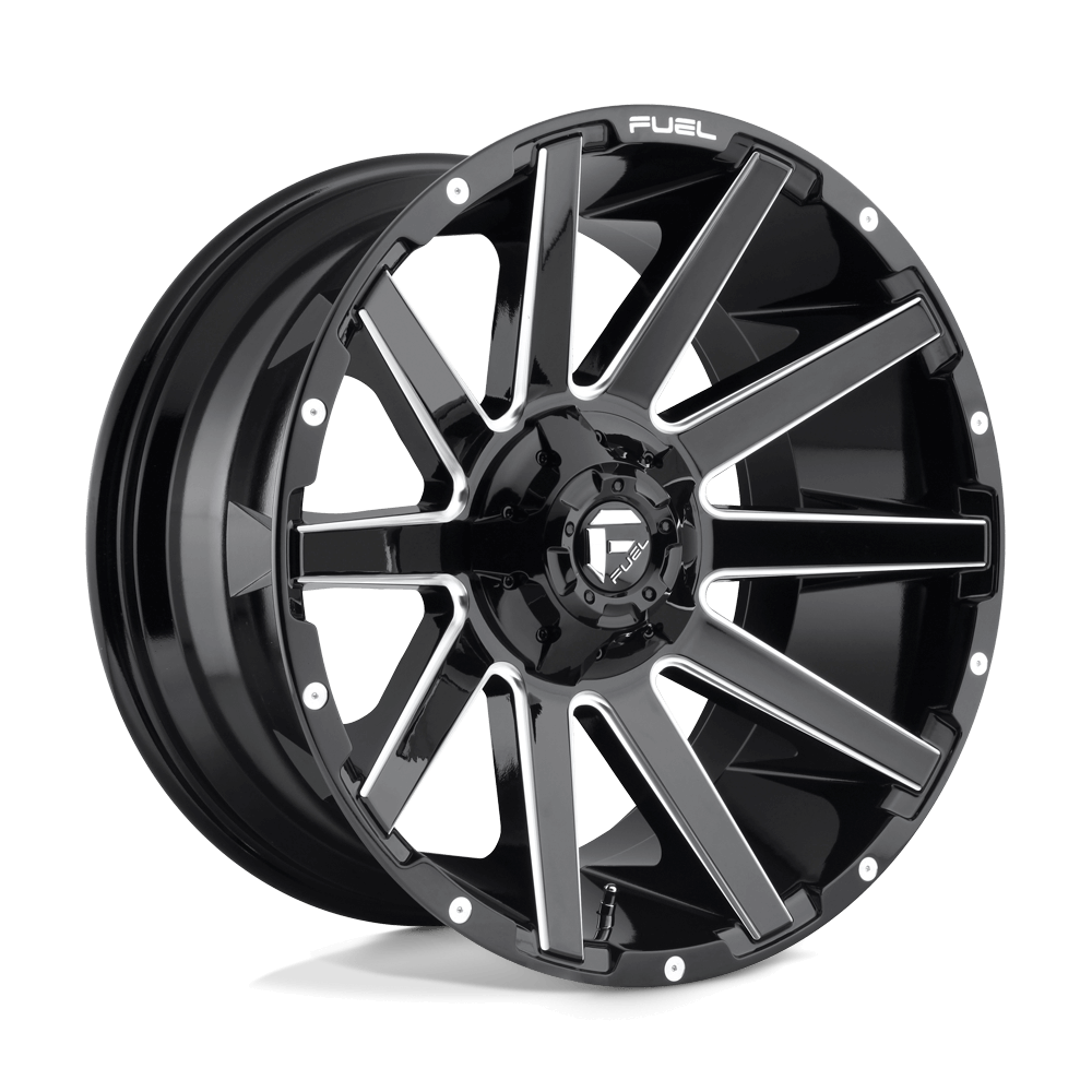 FUEL D615 CONTRA Gloss Black Milled