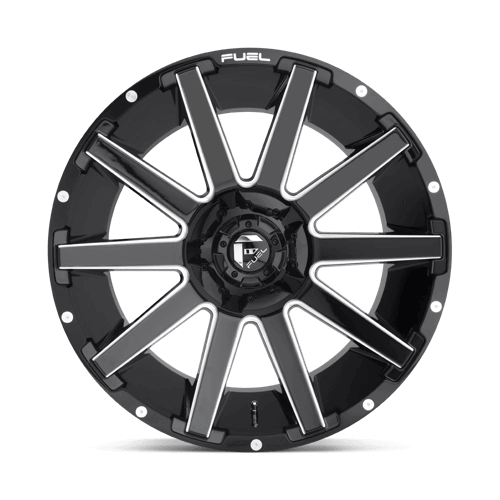 FUEL D615 CONTRA Gloss Black Milled