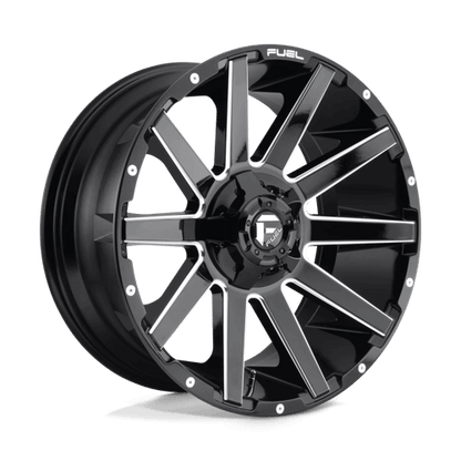 FUEL D615 CONTRA Gloss Black Milled
