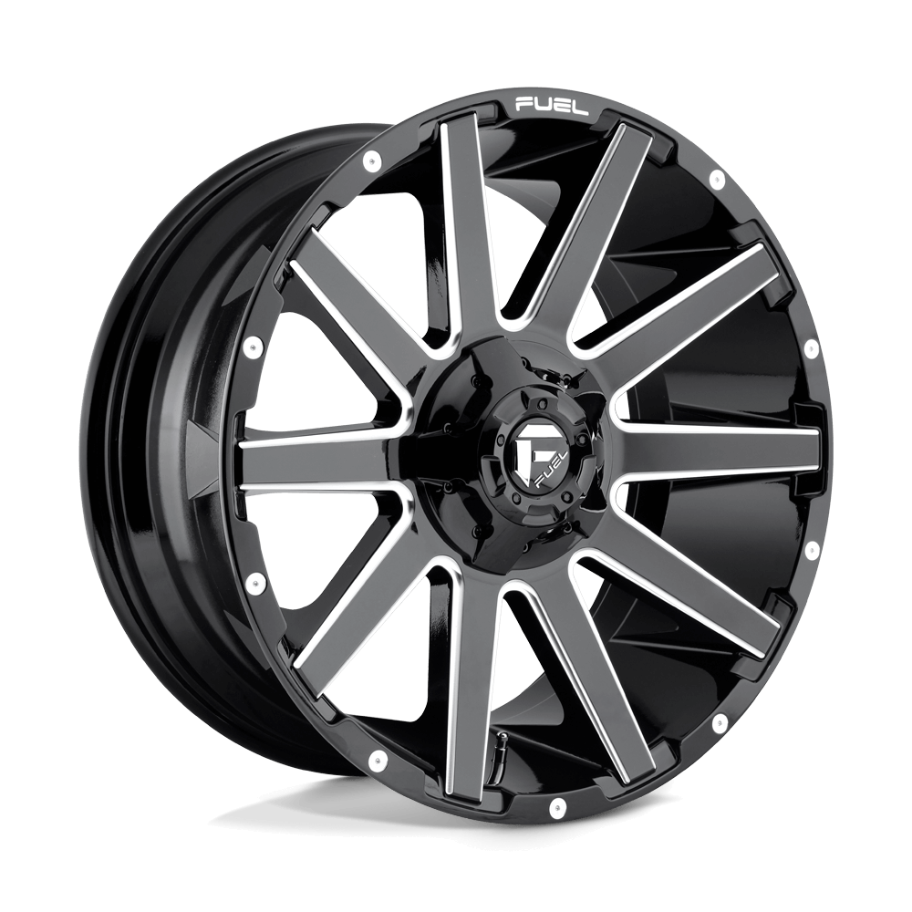 FUEL D615 CONTRA Gloss Black Milled