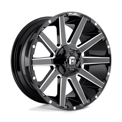 FUEL D615 CONTRA Gloss Black Milled