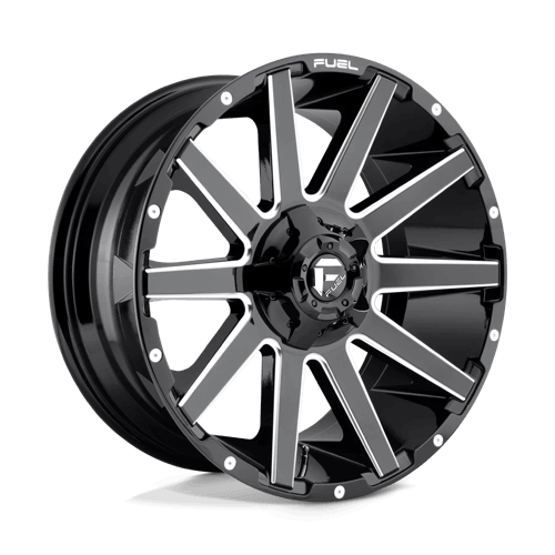 FUEL D615 CONTRA Gloss Black Milled
