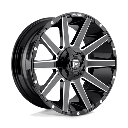 FUEL D615 CONTRA Gloss Black Milled