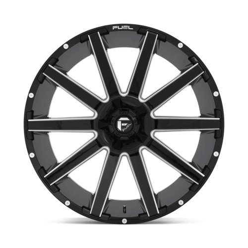 FUEL D615 CONTRA Gloss Black Milled