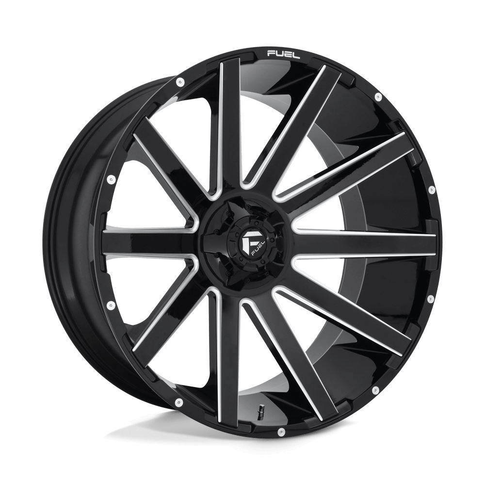 FUEL D615 CONTRA Gloss Black Milled