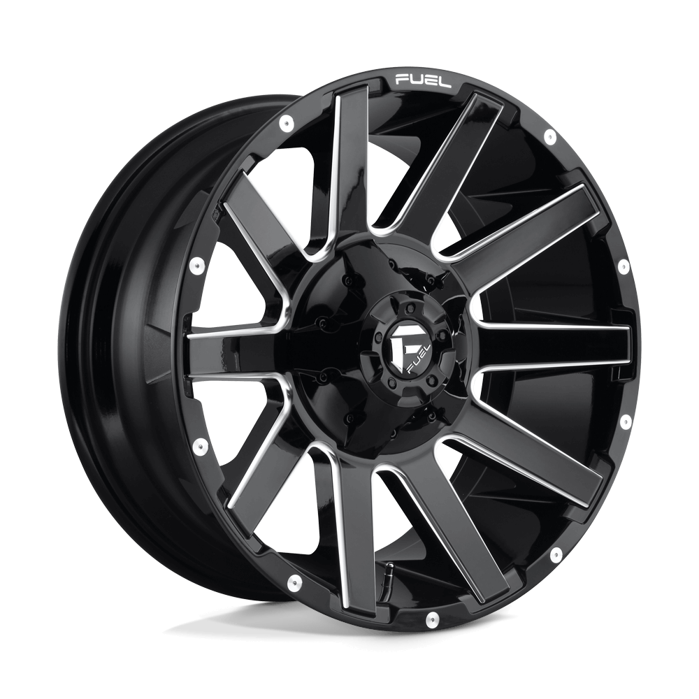 FUEL D615 CONTRA Gloss Black Milled