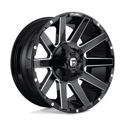 FUEL D615 CONTRA Gloss Black Milled