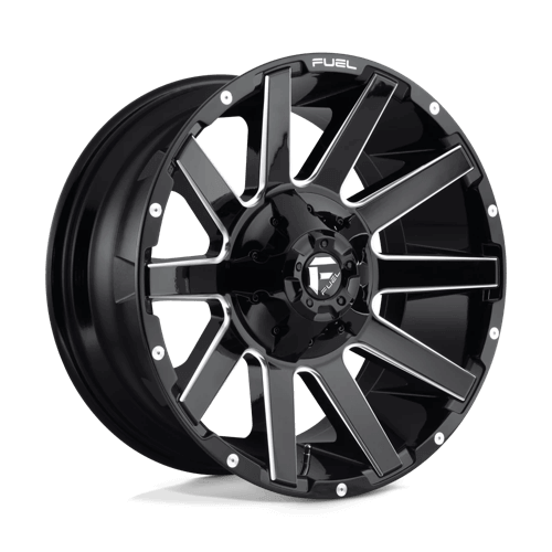 FUEL D615 CONTRA Gloss Black Milled