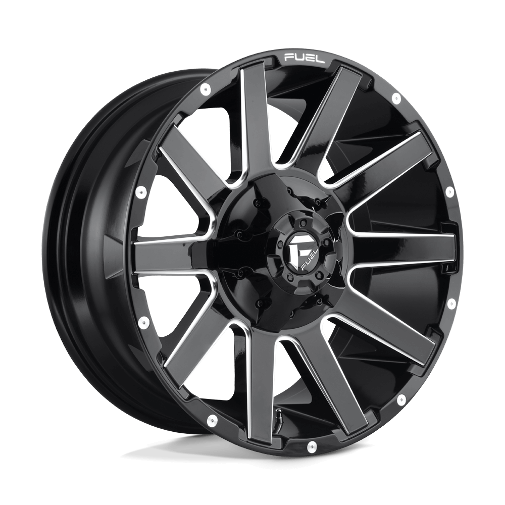 FUEL D615 CONTRA Gloss Black Milled