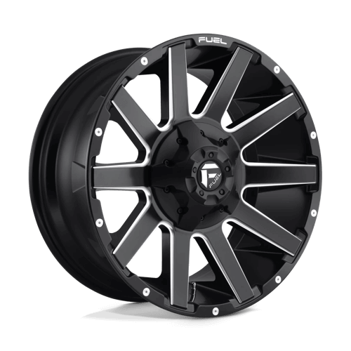 FUEL D616 CONTRA Matte Black Milled