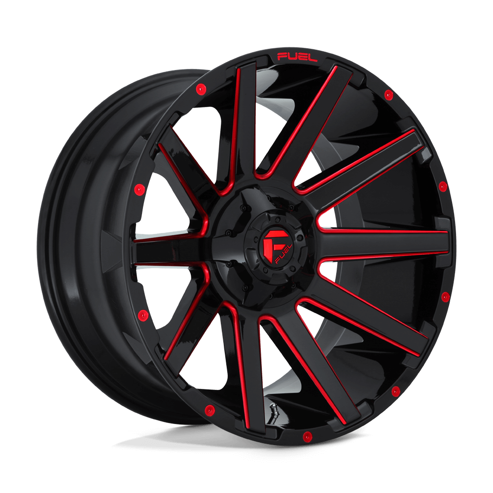 FUEL D643 CONTRA Gloss Black Red Tinted Clear