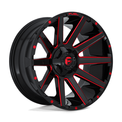 FUEL D643 CONTRA Gloss Black Red Tinted Clear