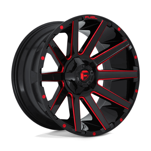 FUEL D643 CONTRA Gloss Black Red Tinted Clear