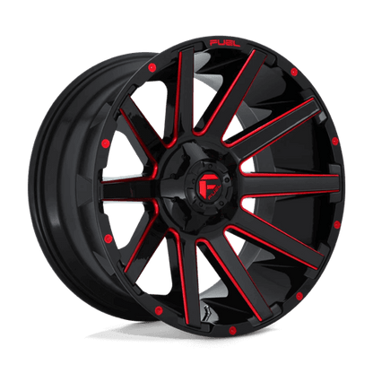 FUEL D643 CONTRA Gloss Black Red Tinted Clear
