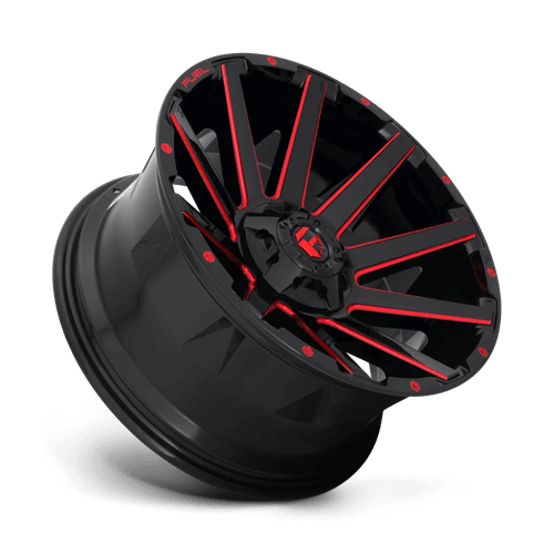 FUEL D643 CONTRA Gloss Black Red Tinted Clear