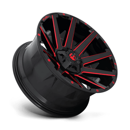 FUEL D643 CONTRA Gloss Black Red Tinted Clear