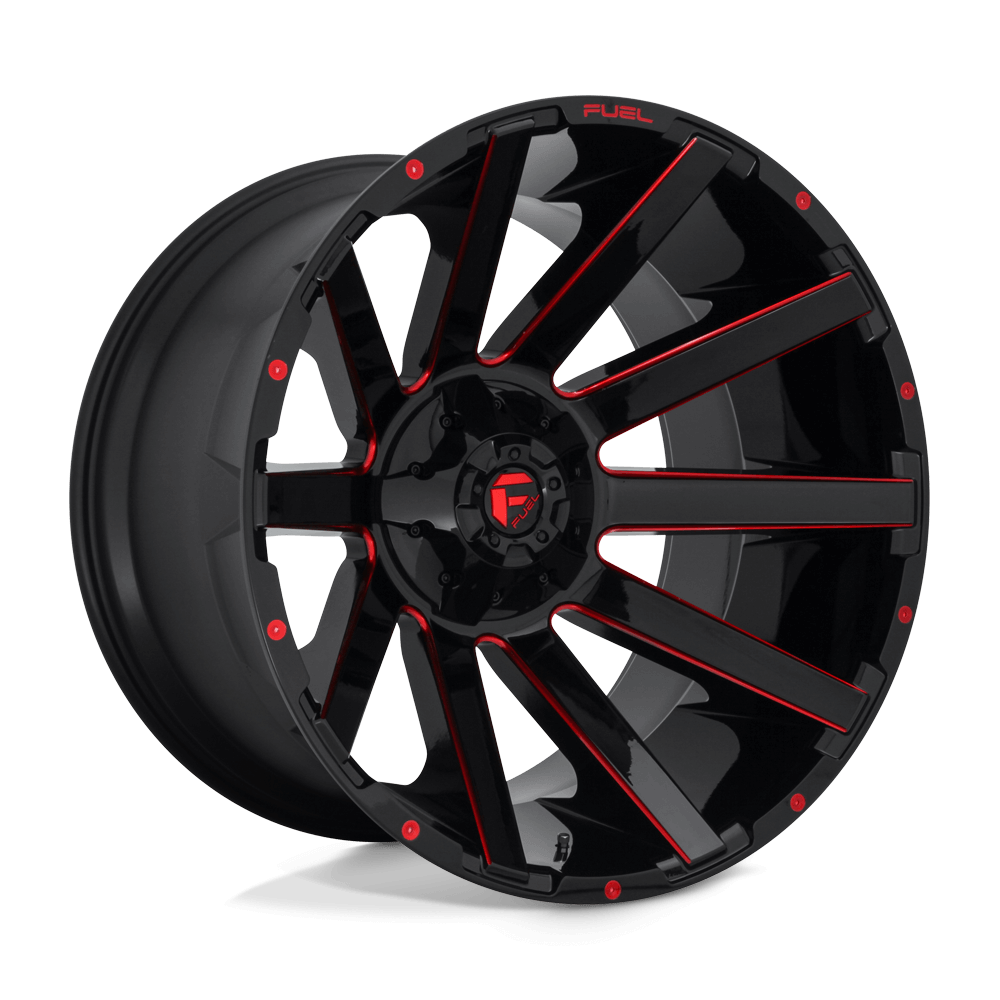 FUEL D643 CONTRA Gloss Black Red Tinted Clear