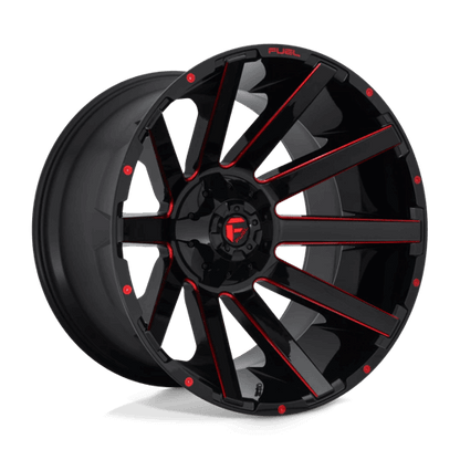 FUEL D643 CONTRA Gloss Black Red Tinted Clear